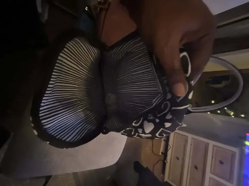 Brighton Endless Love Backpack Black White Hearts New with Tags_4